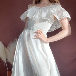 Gunne Sax inspired Handmade 1970's Prairie Gown
